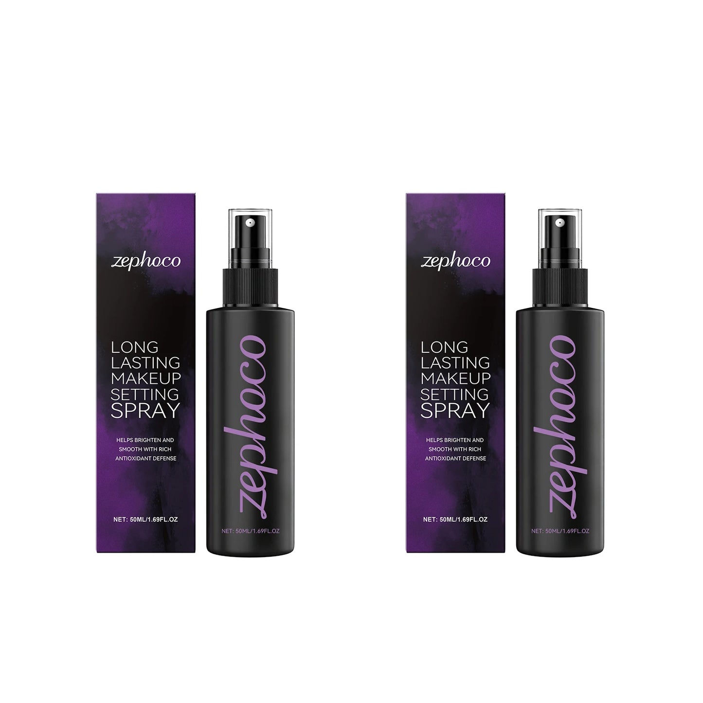Waterproof Makeup Setting Spray Long-Lasting Glossy Matte Base Makeup Sweatproof Oil-Control Moisturizing Fixing Setting Spray Peaceful Pleasures Health and Wellness 100ml boxed