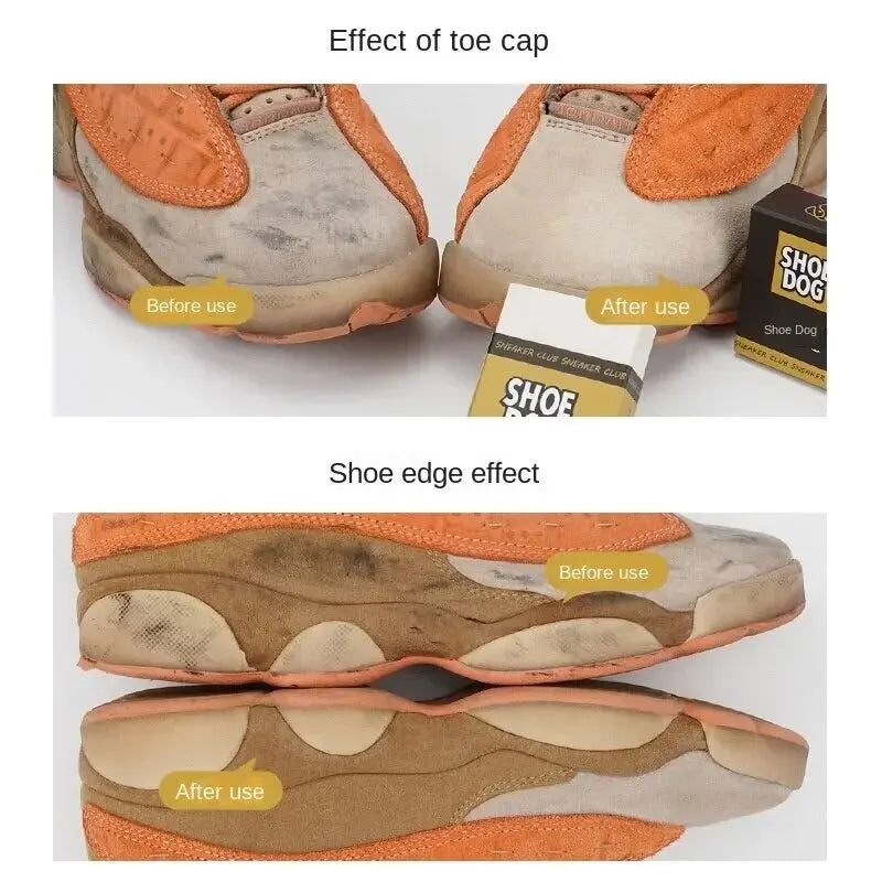 2-Pack Shoe Cleaning Eraser – Suede, Leather & Fabric Care