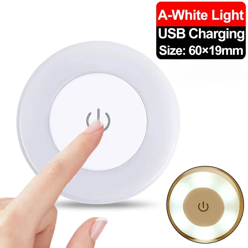 Dimmable USB LED Night Light | Touch Lamp for Bedroom & Home