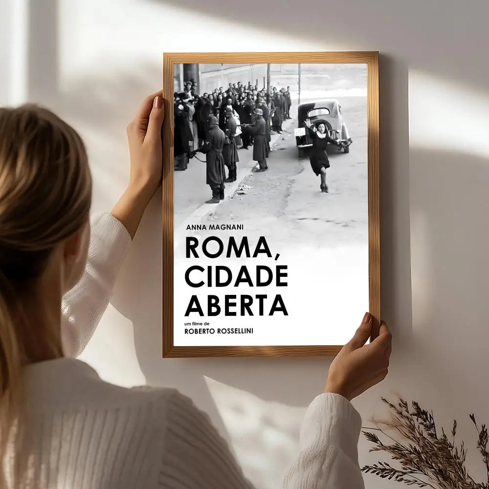 Roma Movie Poster – HD Self-Adhesive Waterproof Wall Art Movie Wall Poster Peaceful Pleasures Health and Wellness White5 15X20cmNoframe