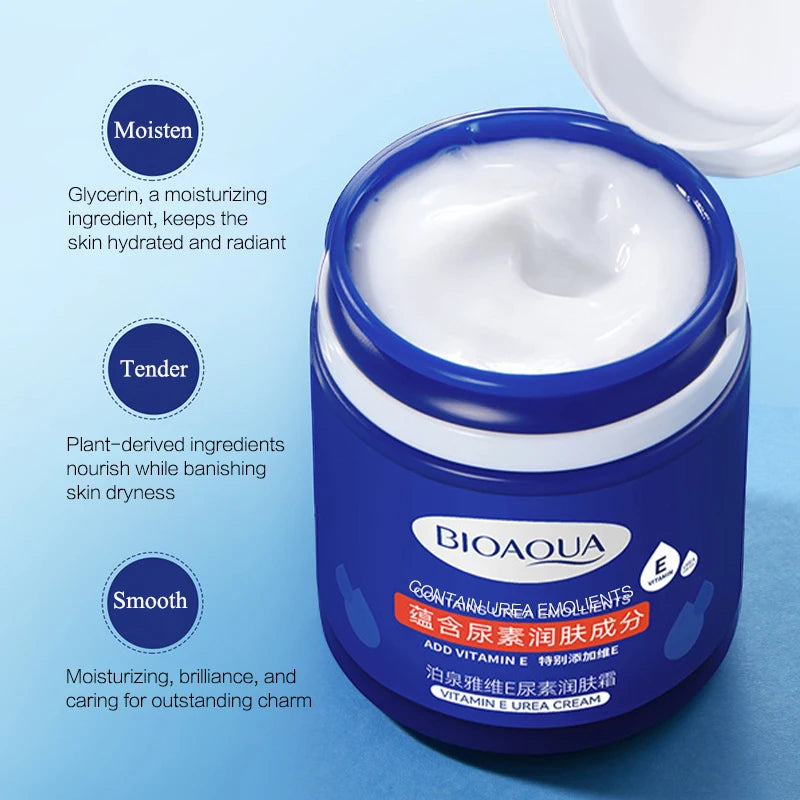 Vitamin E Urea Foot Cream, Moisturizing And Tender Hand And Feet Skin, For Dry And Peeling Hand, Feet And Body 170g/bottle Peaceful Pleasures Health and Wellness