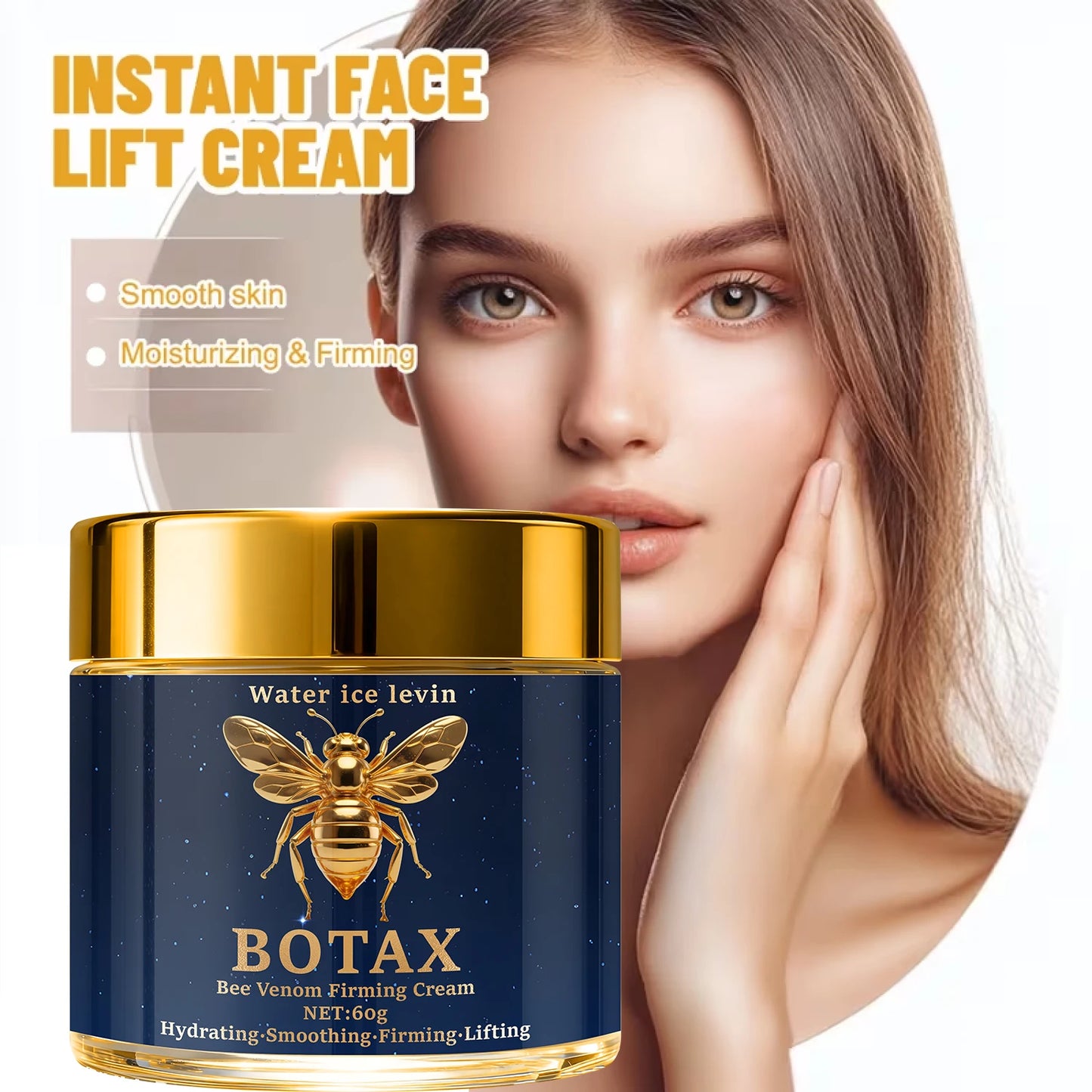 Bee Venom Firming Cream | Hyaluronic Acid & Retinol – 60g