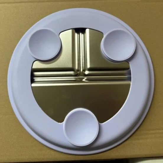 Stainless Steel Baby Suction Plate – BPA-Free, Detachable Silicone Suction Base, 9-Inch, Dishwasher Safe