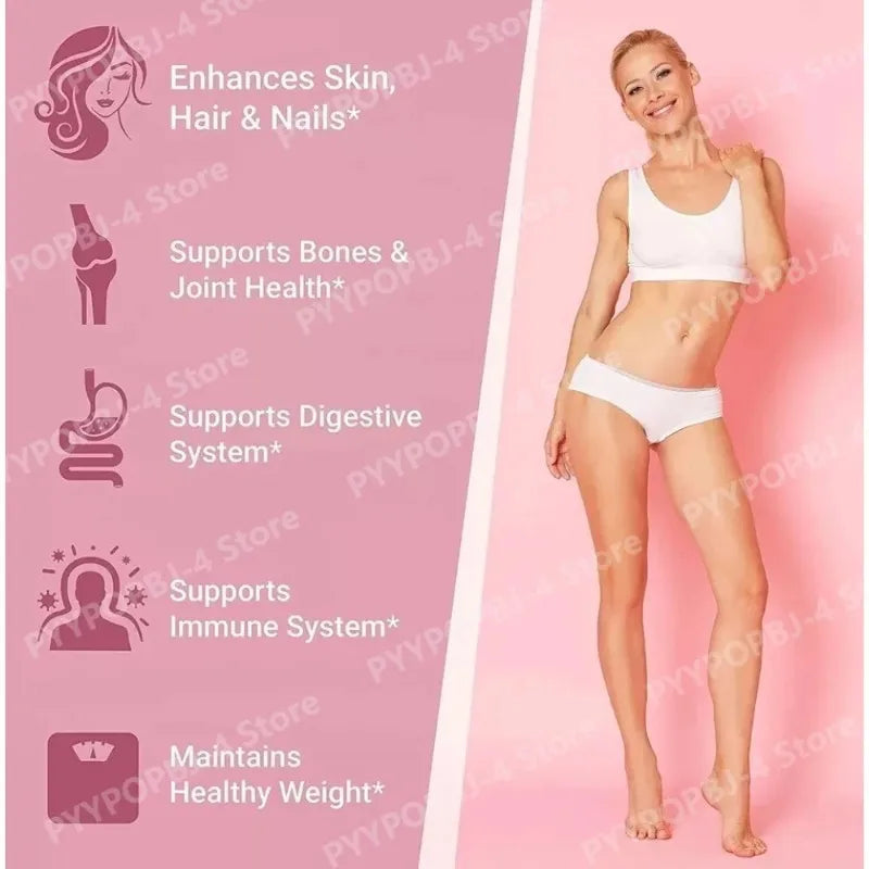 Multi Collagen Peptides Powder Types I II III V X | 301g