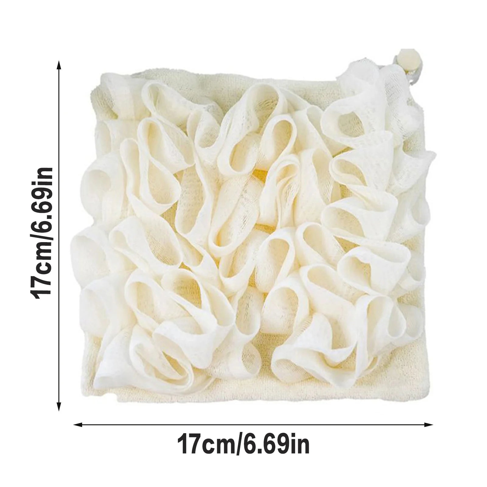 Cleaning Sponge Shower Loofahs Mesh Pouf Shower Ball Body Scrubber for Exfoliating Luffa Back Scrubbe Peaceful Pleasures Health and Wellness