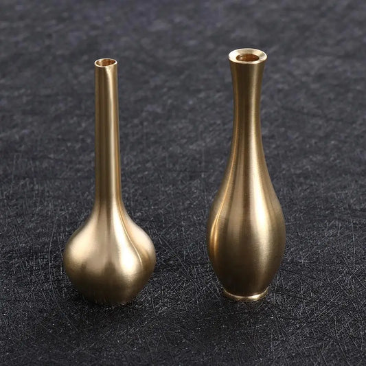 Retro Gold Copper Antique Vase | Mini Flower & Plant Decor Decorative Vase Oasis Select