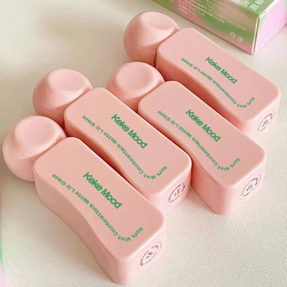 Velvet Matte Lip Mud – Nude Pink Moisturizing Lip Glaze