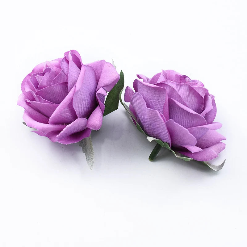 Silk Rose Heads 5/10pcs – Wedding, Wreath & DIY Decor