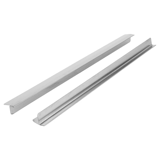 2 Pack Stainless Steel Stove Crevice Guards Stove Counter Crevice Cover for Kitchen Oven Between Stovetop and Counter Peaceful Pleasures Health and Wellness