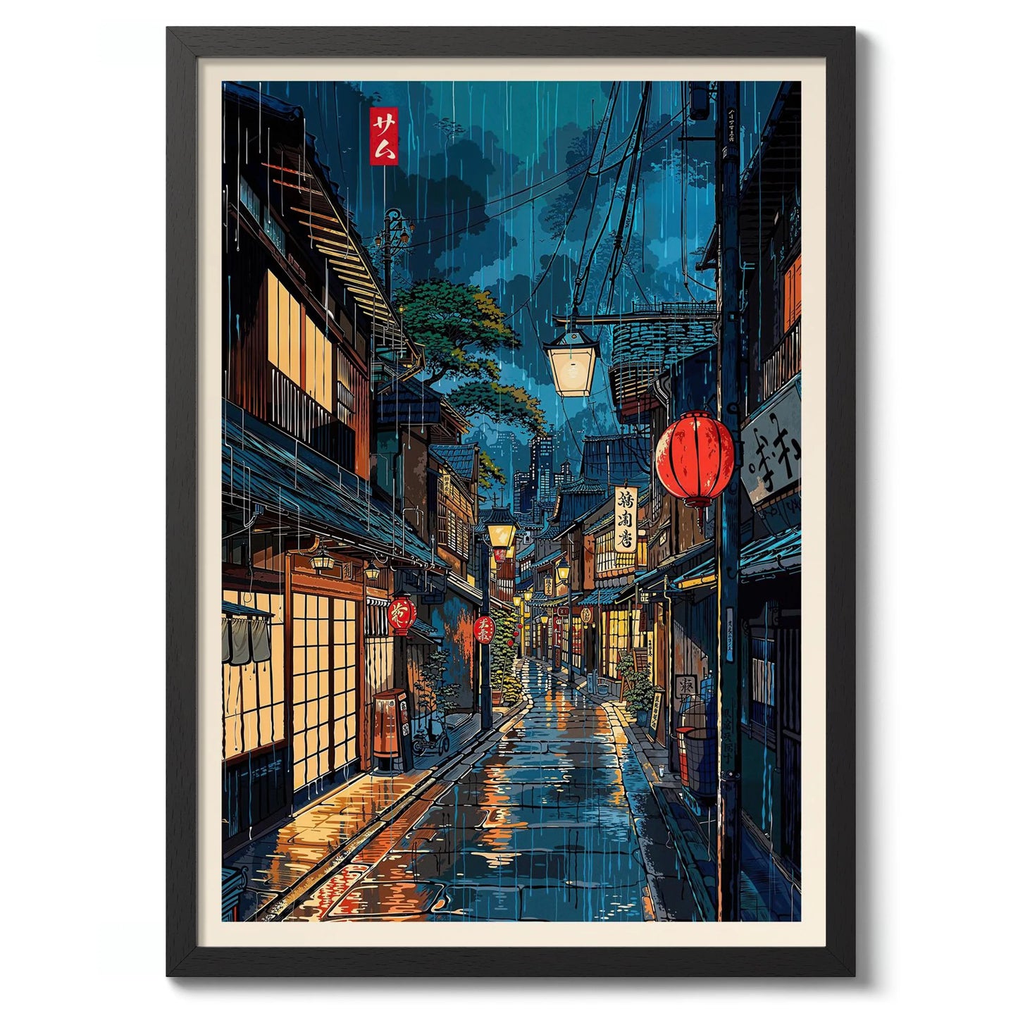 Anime Ramen Shop Canvas Print | Tokyo Street Wall Art