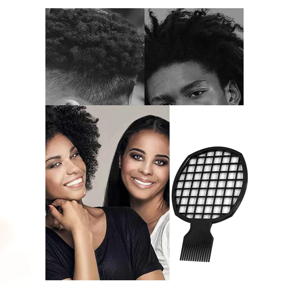 Wave Hair Brush, Pick Comb & Sponge Set – Afro Styling Kit