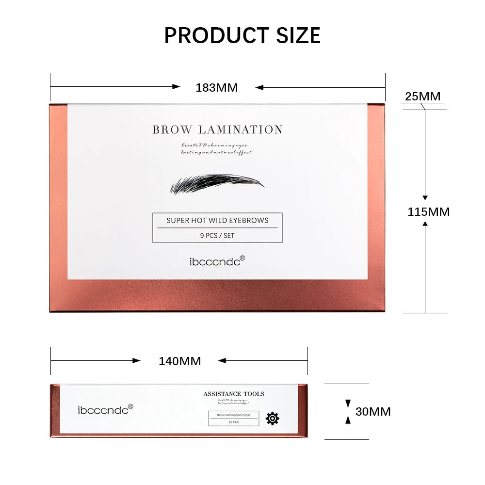 Pro Brow Lift Perming Eyebrow Lifting Brow Lamination Kit with Cling Film Nutrition Keratin Perming Lotion for Home Use Peaceful Pleasures Health and Wellness