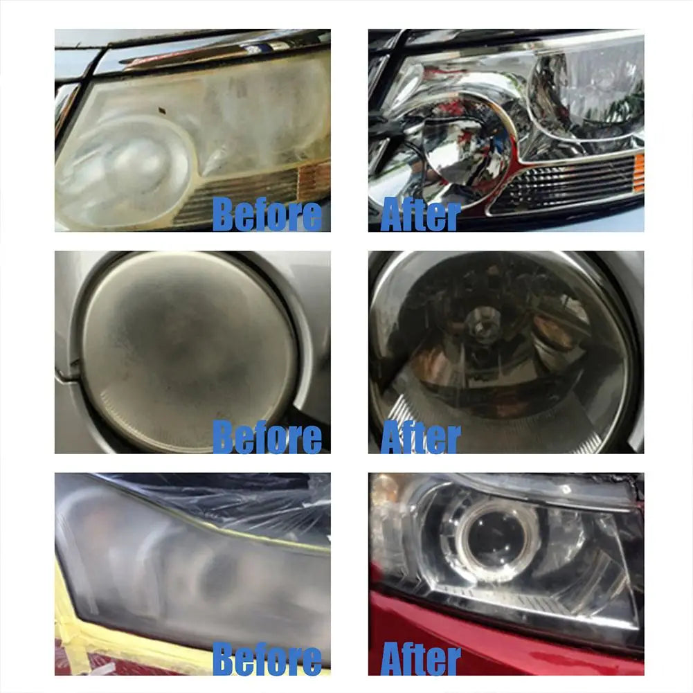 Car Headlight Restoration Kit – Remove Oxidation & Polish