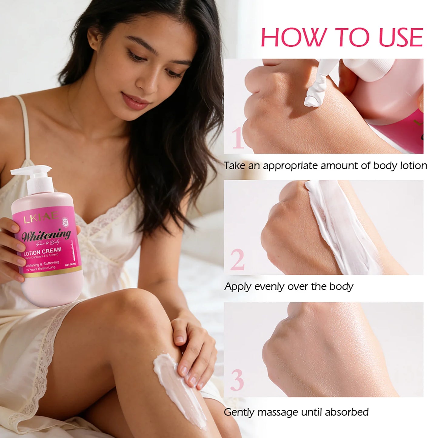 AILKE Vitamin C & E Brightening Body Lotion 500ml