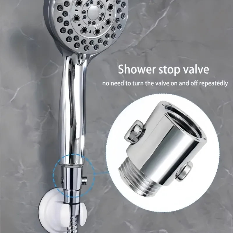 New Shower Head Control Switch,Water Flow Stop Valve,Handheld Showerheads One-Button Pause Water Controller Bathroom Accessories Peaceful Pleasures Health and Wellness