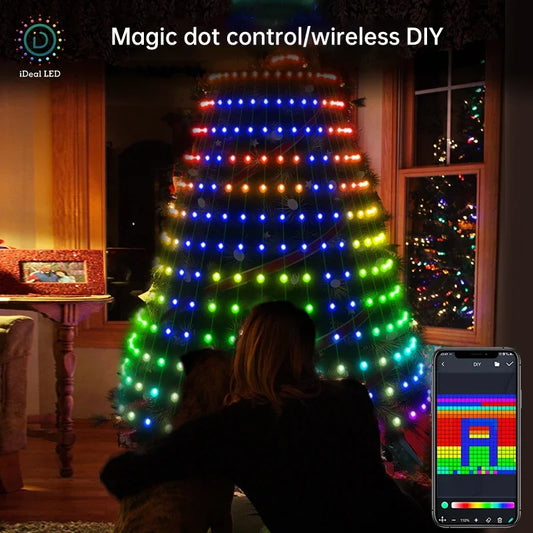 Smart Christmas Tree Lights 2025 – Music LED USB Decoration Smart Holiday Lights Peaceful Pleasures Health and Wellness