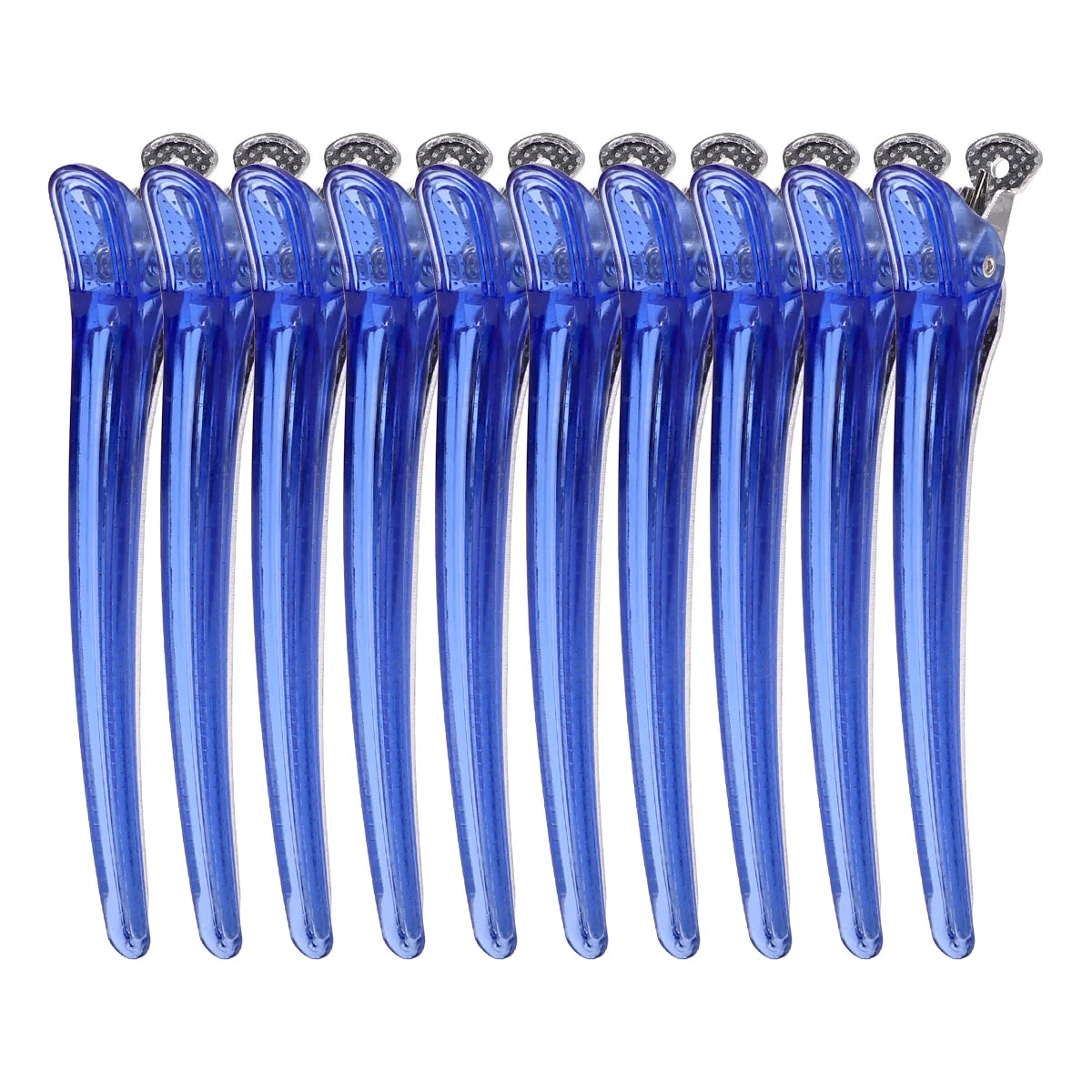 4/6/10/12Pcs Professional Hairdressing Hairpins Rainbow Colors Sectioning Cutting Hair Clamps Barber Hair Clips Styling Tools Peaceful Pleasures Health and Wellness blue 10