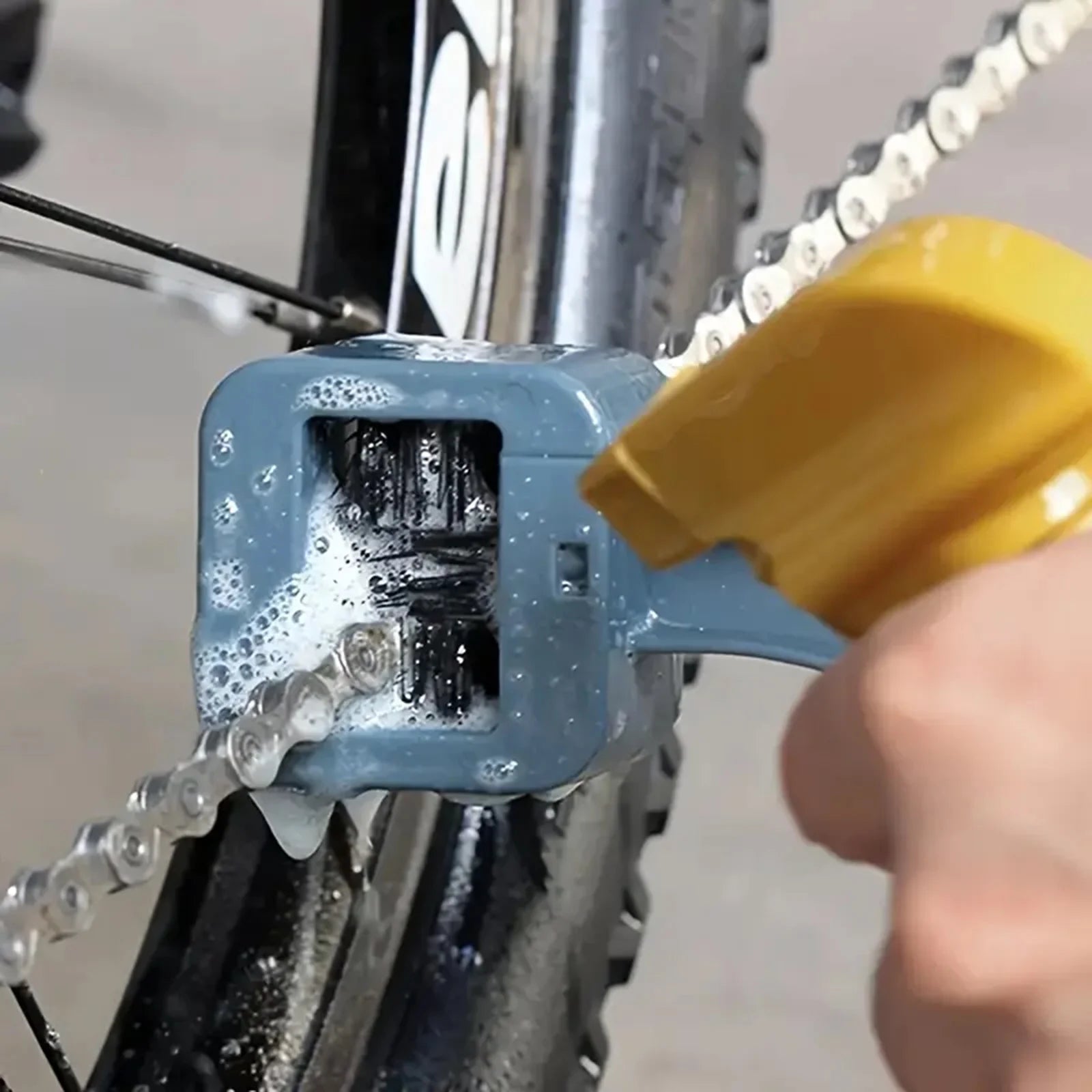ABS Motorcycle Chain Brush Heavy-Duty Bicycle Cleaner Tool for Bike & Motorcycle Chains Peaceful Pleasures Health and Wellness