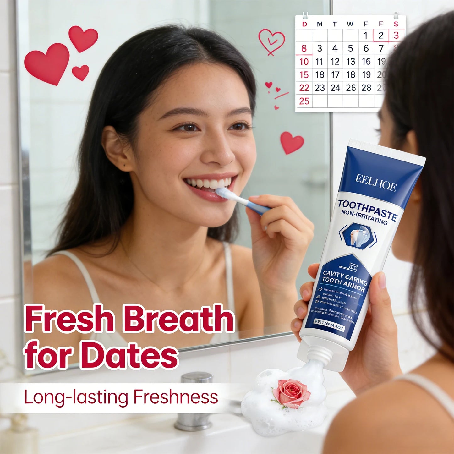 Cleaning Toothpaste Effectively Remove Dental Plaque Inhibit Bacterial Growth Prevent Tooth Decay Teeth Brighten Care Toothpaste Peaceful Pleasures Health and Wellness