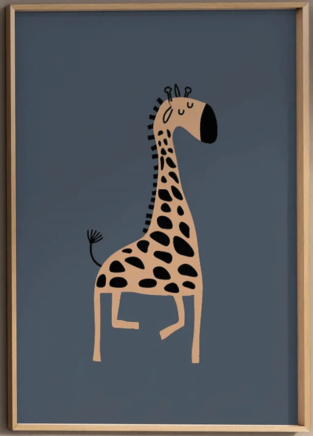 Safari Nursery Wall Art Set of 3, Boho Kids Room Prints, Colorful Jungle Animals Nursery Art, Zebra Lion Elephant Decor, Playroo Peaceful Pleasures Health and Wellness WS8033-3 50x70cm Unframed