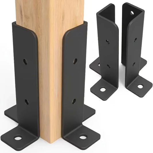 Adjustable Deck Post Anchor Bracke Heavy-duty Metal Support Wood Peaceful Pleasures Health and Wellness