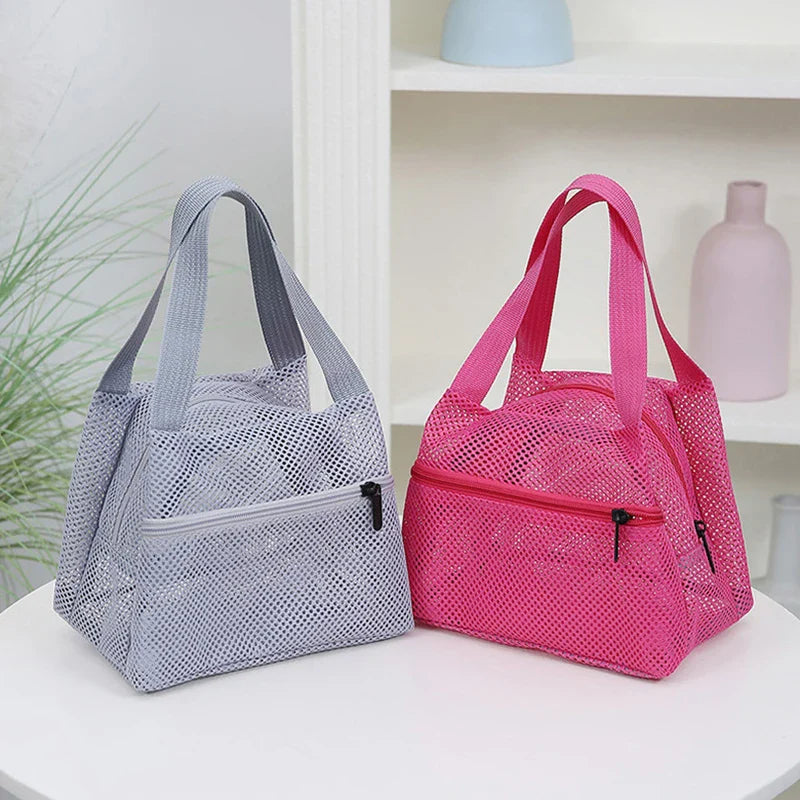 Large Mesh Tote Bag – Quick Dry Beach & Pool Organizer
