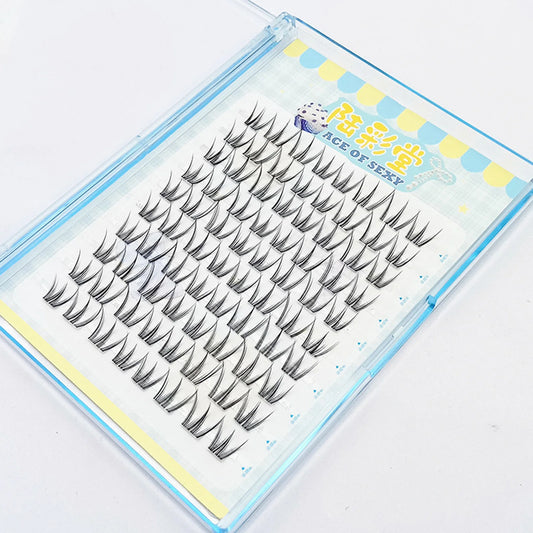 Wispy False Eyelashes 10 Rows | Natural Fluffy Cluster Lashes False Eyelashes Peaceful Pleasures Health and Wellness