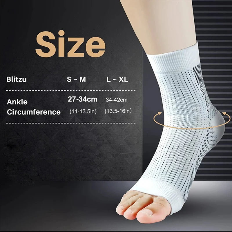 WEFITON Neuropathy Compression Socks – Ankle & Arch Support Compression Ankle Socks Peaceful Pleasures Health and Wellness