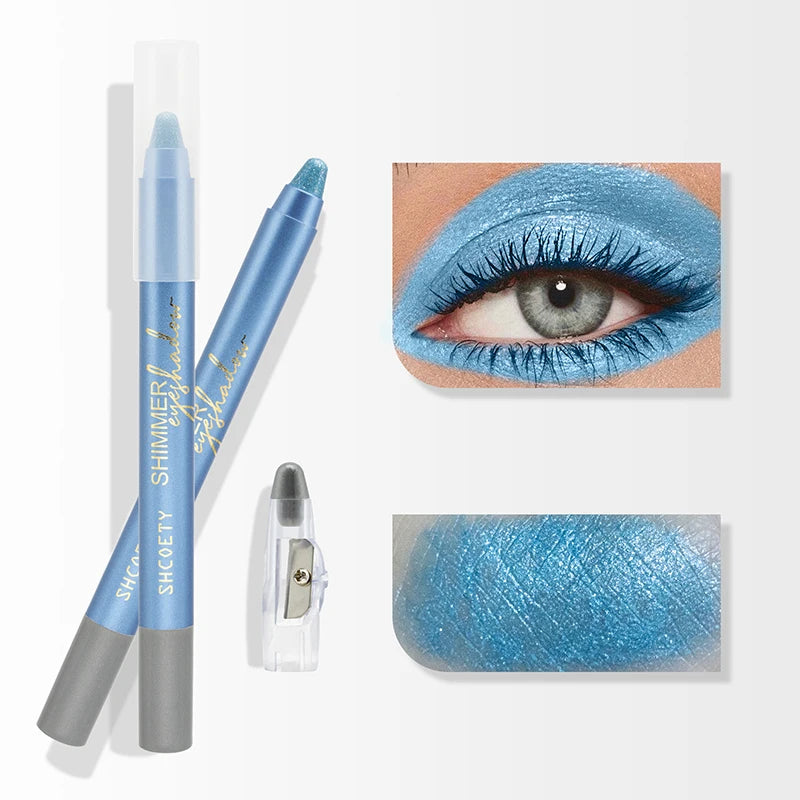 8 color pearl eyeshadow pencil, self-sharpening pencil eyeliner, undercover pencil, does not smudge, waterproof and long-lasting Peaceful Pleasures Health and Wellness SH137-04