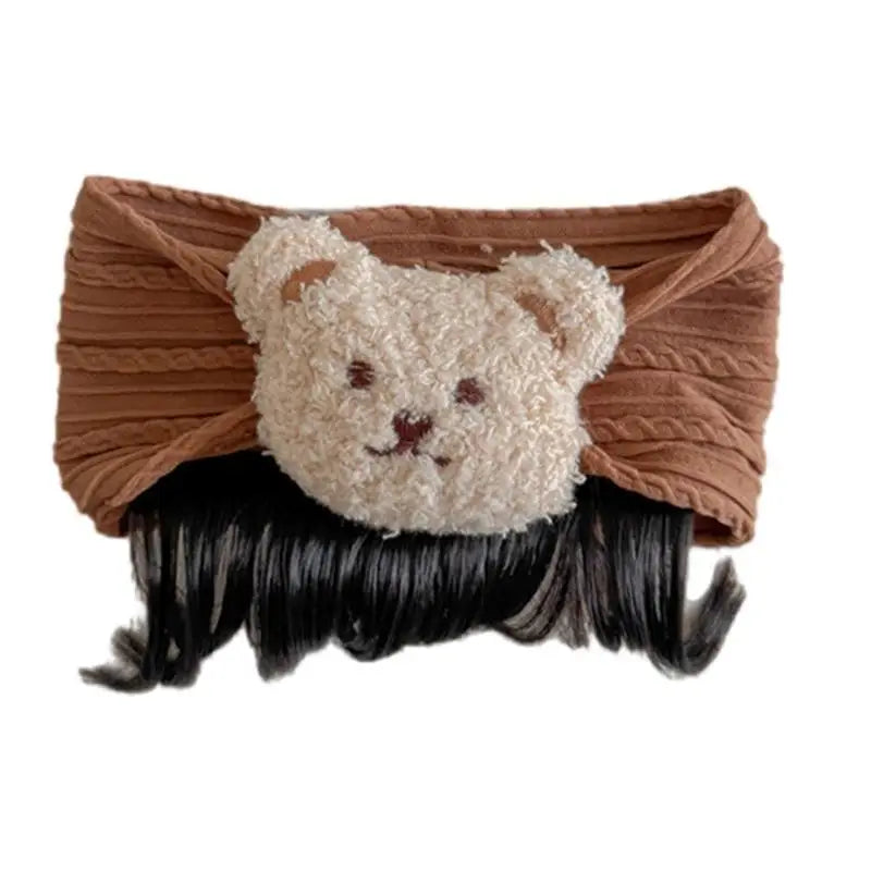 Baby Girl Bear Bangs Headband | Cute Toddler Hairband Ages 1–3