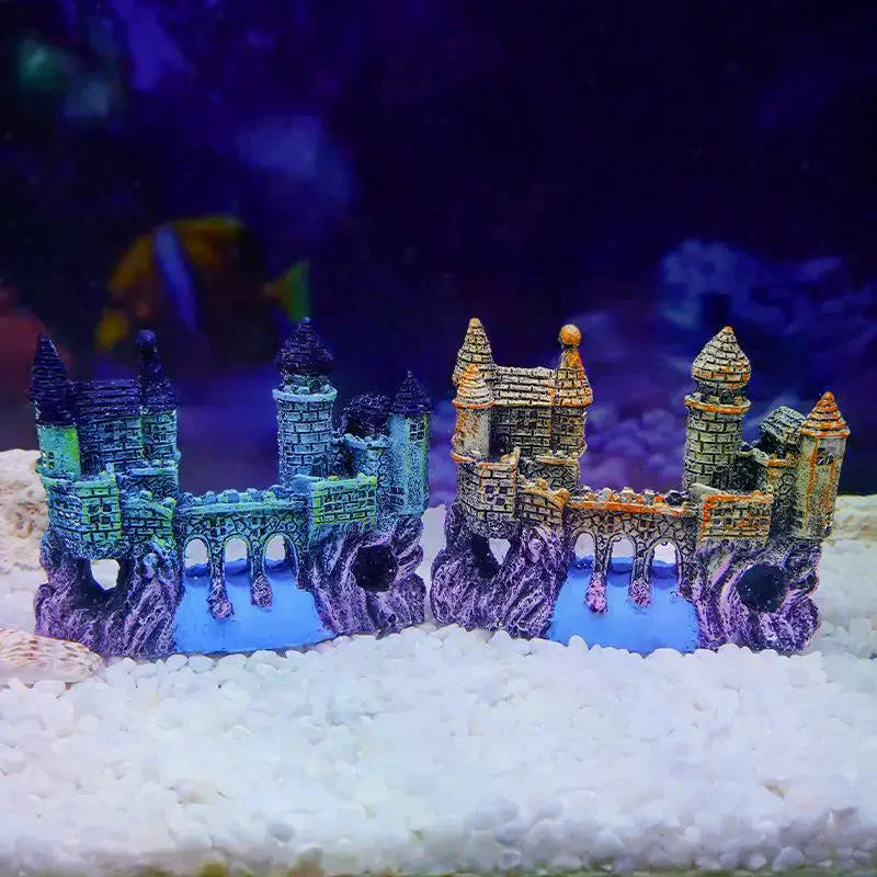 Castle Rockery Fish Tank Ornament | Aquarium Decoration
