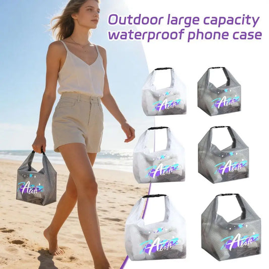 New Large Capacity Outdoor Swimming Bag Waterproof Beach Bag Handheld Travel Bag Cosmetic Storage Portable Travel Use Bags Peaceful Pleasures Health and Wellness