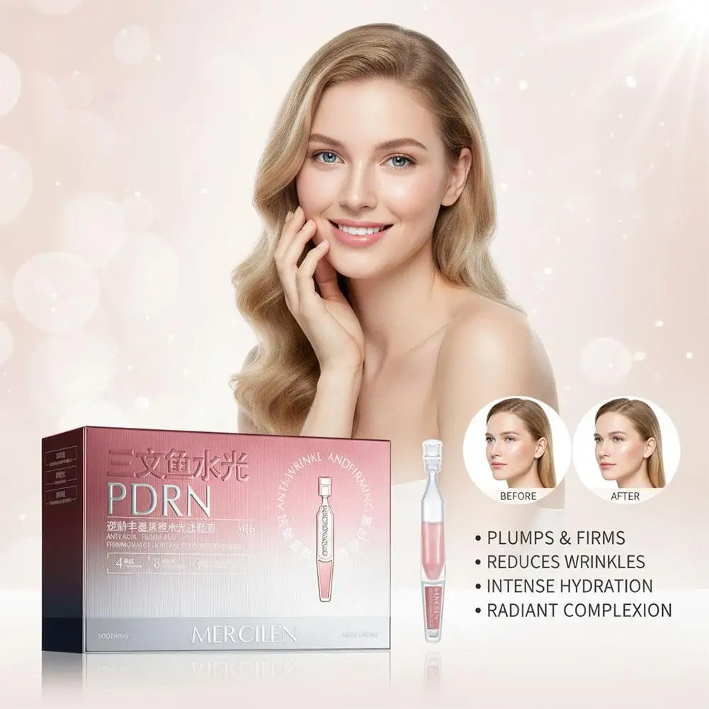 30pcs PDRN Firming Water Light Energy Injection essence Smoothing Skin Oil Control Pore Refining Skin Rejuvenation Essence Peaceful Pleasures Health and Wellness