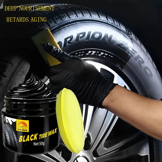 Universal Tire Wax – Restores Black Color & Prevents Whitening Tire Wax Oasis Select 50 ML