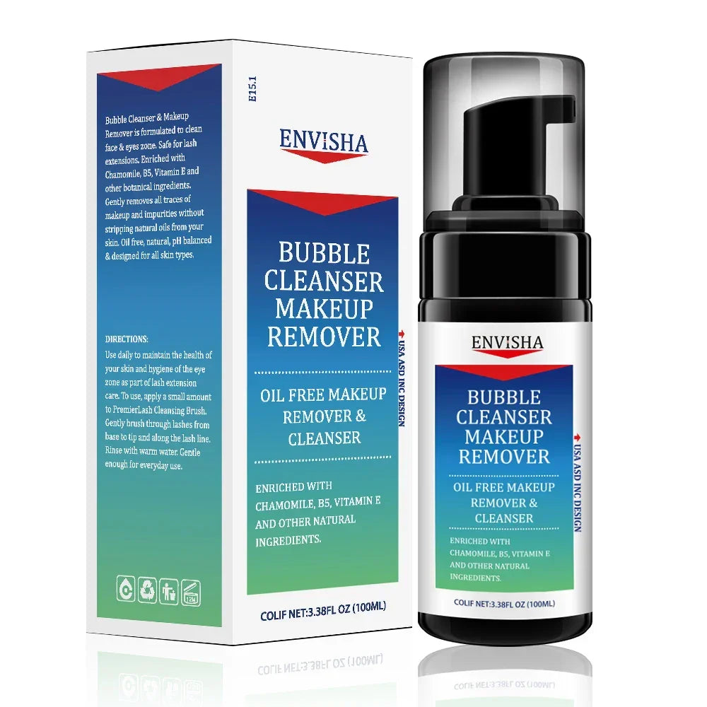 ENVISHA Foaming Makeup Remover & Facial Cleanser 100ml Facial Cleanser Peaceful Pleasures Health and Wellness E15.1