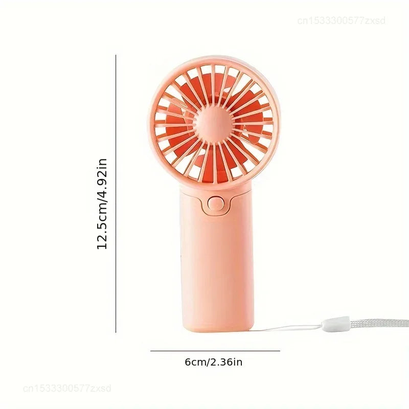 Cute Mini Portable Handheld Fan – Pocket Size, Low Noise