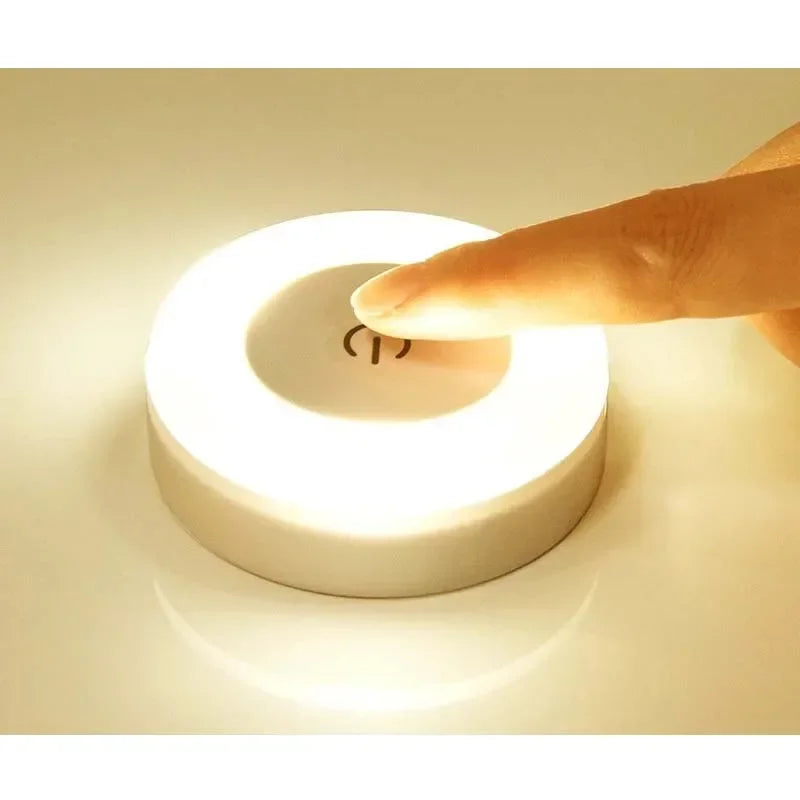 Touch LED Night Light | USB Rechargeable Magnetic Wall Lamp LED Night Light Peaceful Pleasures Health and Wellness Mini Warm Light