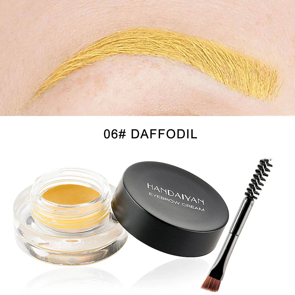 HANDAIYAN Waterproof Eyebrow Gel Cream – 12 Shades, Long Lasting