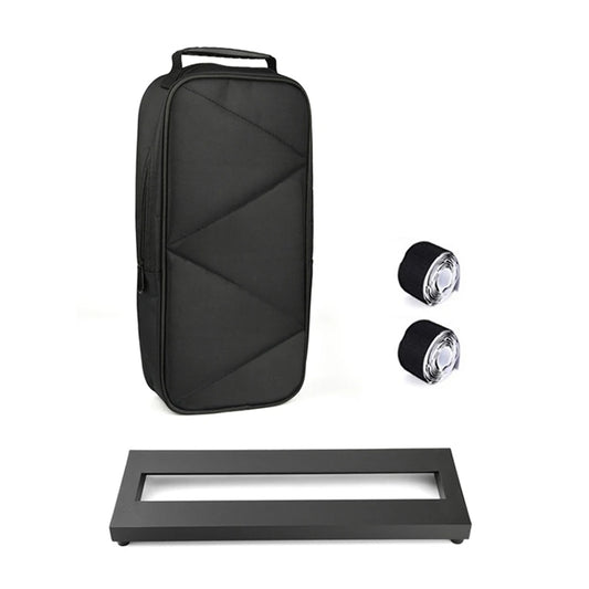 ammoon Aluminum Guitar Pedalboard 15×4.9" + Carrying Bag Guitar Pedalboard Peaceful Pleasures Health and Wellness