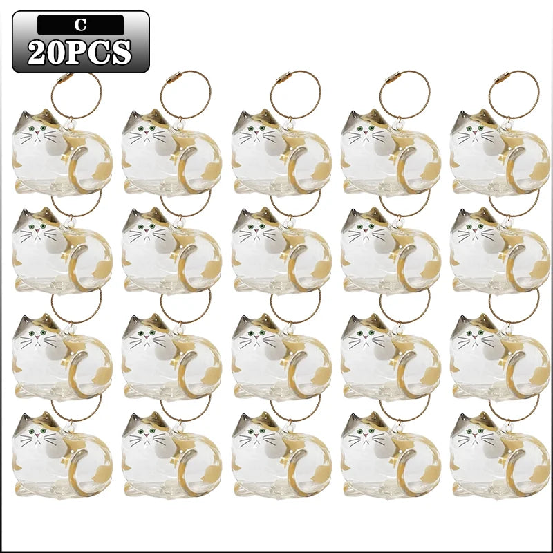 Cat Hair Keepsake Keychain | Pet Fur Storage Pendant Gift