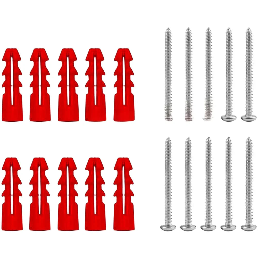 10-Pack M2 Self-Tapping Wall Anchor Expansion Screws Kit