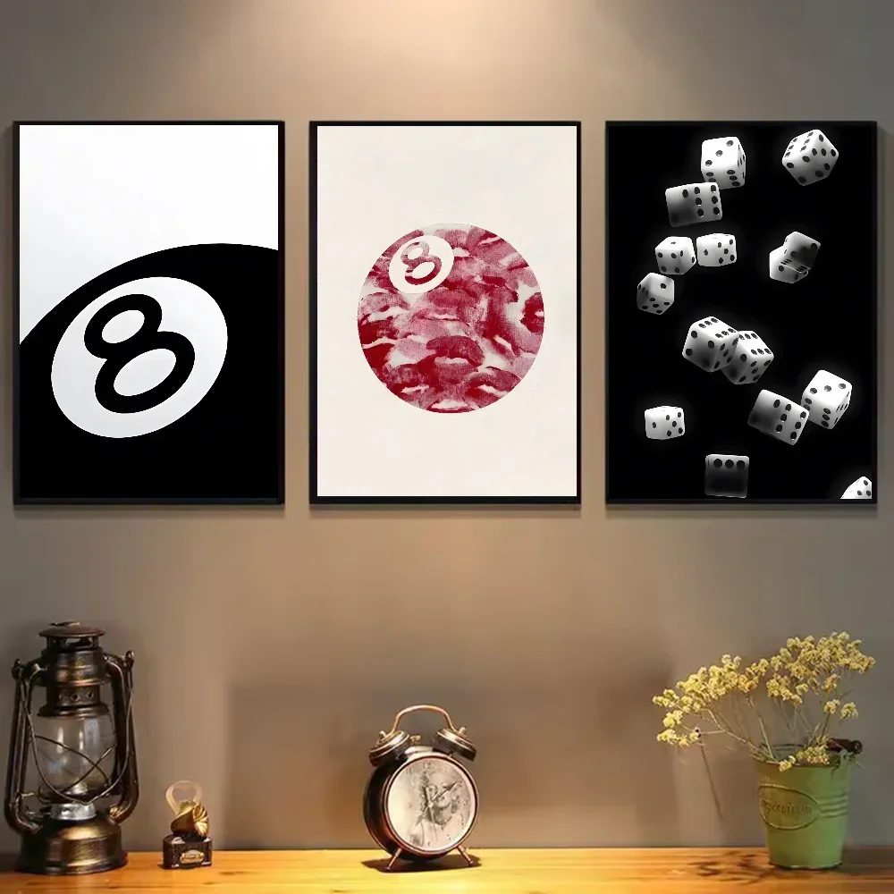 Black & White Abstract Canvas Wall Art Print | Modern Decor