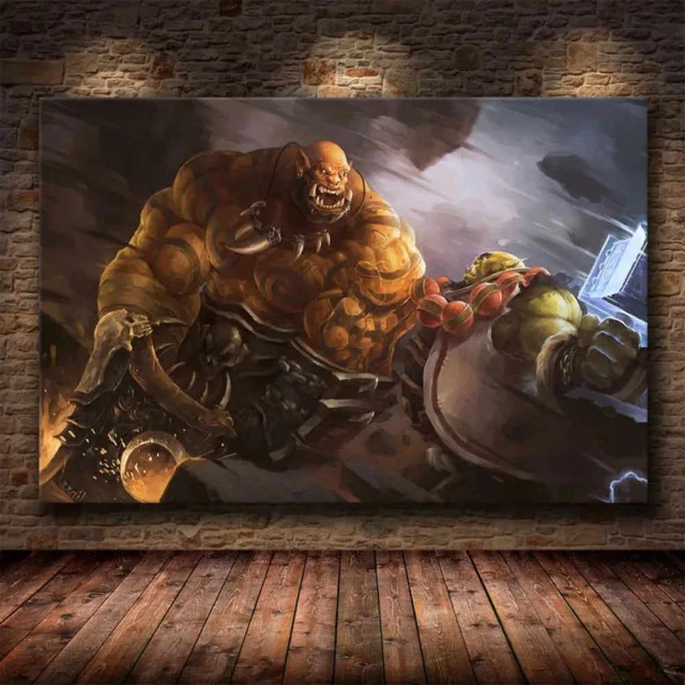 World of Warcraft HD Canvas Wall Art Poster | Unframed Print