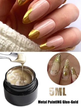 Chrome Gel Nail Polish – Gold, Silver & Rose Gold Mirror Effect
