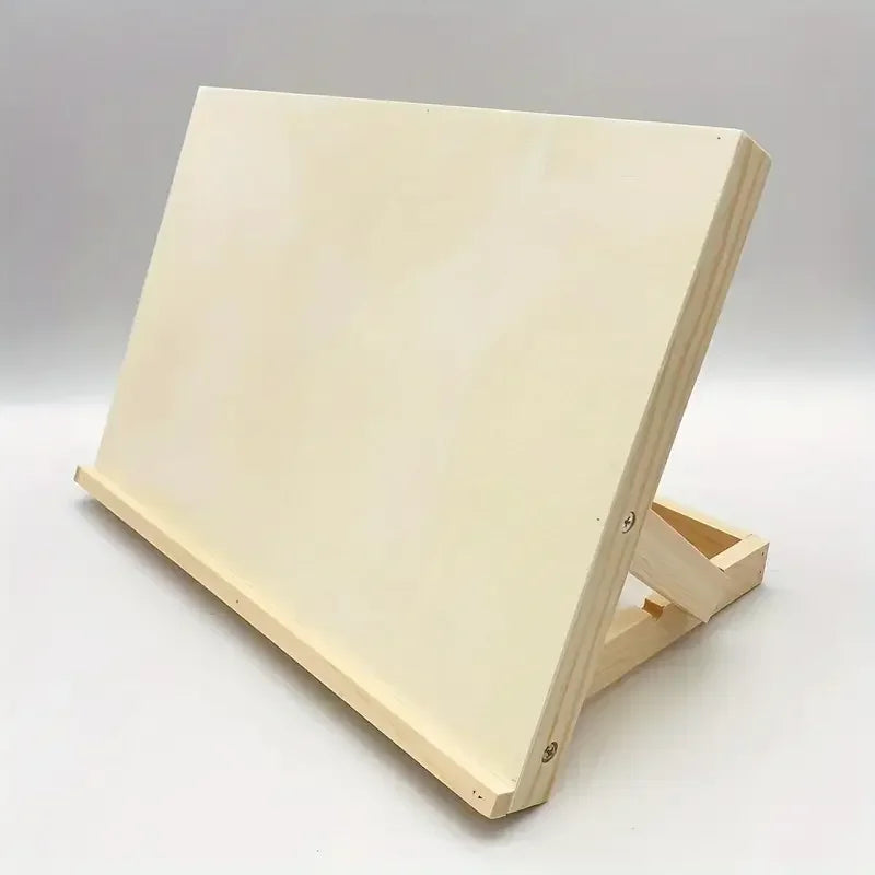 Foldable Wooden Art Stand Tilted Writing Board Portable Painting