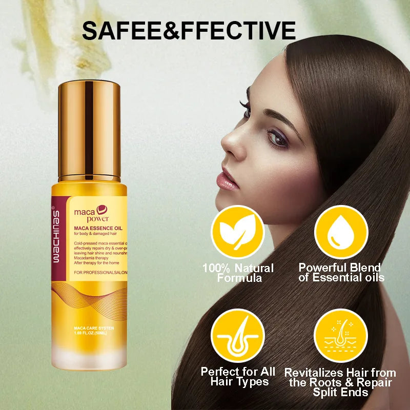 Moroccan Argan Oil Hair Serum – Anti-Frizz & Vitamin E