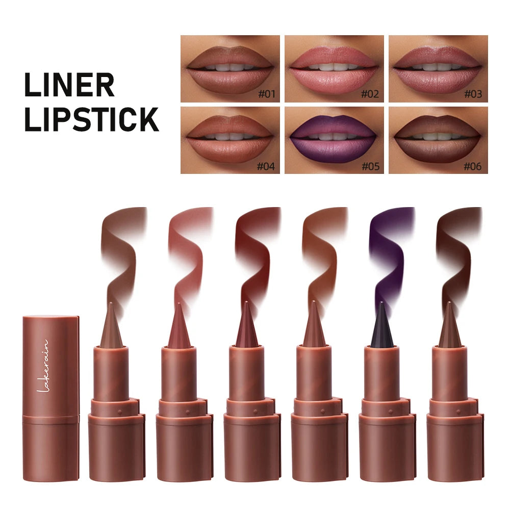 Waterproof Matte Lip Liner Velvet Crayon – Long-Lasting Tint Lip Liner Crayon Peaceful Pleasures Health and Wellness
