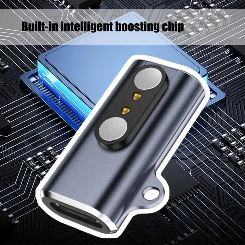 USB-C to 2-Pin 2.8mm Smartwatch Charging Adapter with LED Peaceful Pleasures Health and Wellness