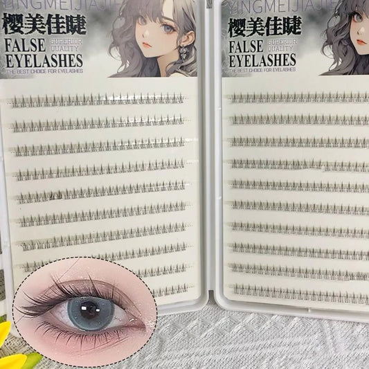 Cat Paw Lower Cluster Lash Extensions – Transparent Band Cluster False Lashes Peaceful Pleasures Health and Wellness