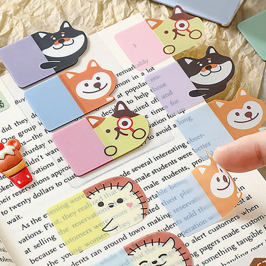 Share Time Index Sticky Convenience Sticker Cute Student Label Peaceful Pleasures Health and Wellness